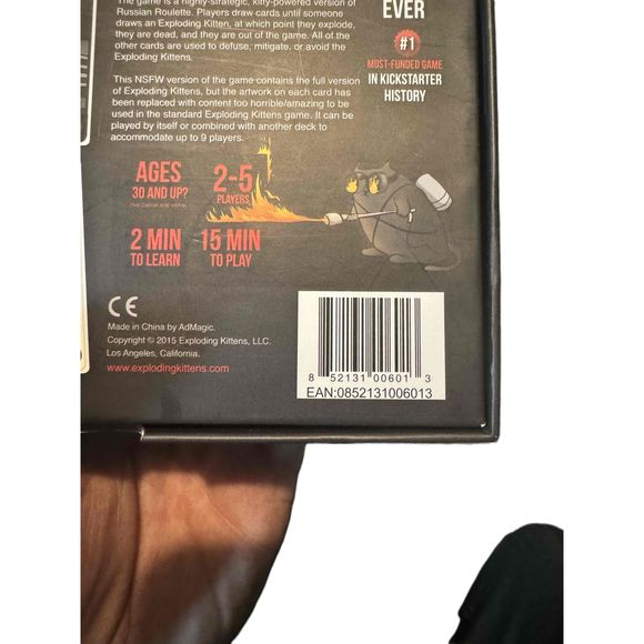 Exploding Kittens NSFW Edition Card Game For 2-5 Players - Picture 6 of 6